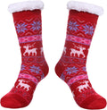 Fuzzy Slipper Socks for Women with Grips Cozy Soft Winter Non Slip Warm Socks