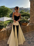 Elegant Pleated Backless Sleeveless Maxi Dress