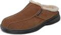 Men'S Orthopedic Asheville Adjustable Faux Fur Lined Slipper